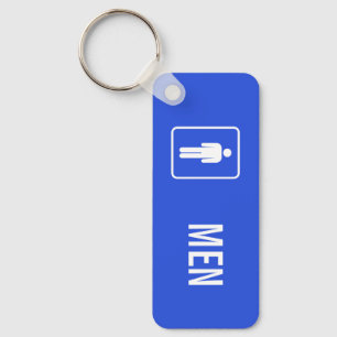 Men Toilet Keychain