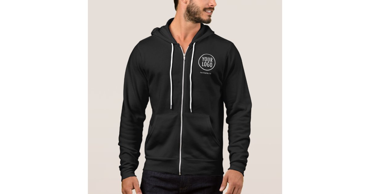 Men Track Jacket with Company Logo No Minimum | Zazzle.com