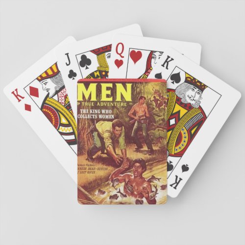 Men true adventure 2 playing cards