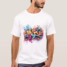 Men Tshirt street graffiti