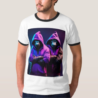 Men TShirt With Angry Monkeys