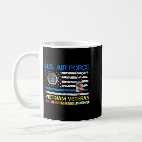 Men US Air Force Vietnam Veteran USAF Veteran Fl Coffee Mug
