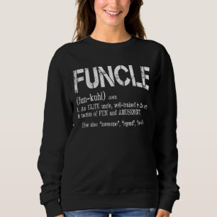 Men Uncle Definition  Graphic Uncle Family Matchin Sweatshirt