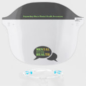 MEN WHO TALK HEAL | Mental Health Awareness CUSTOM Face Shield (Front w/Glasses)