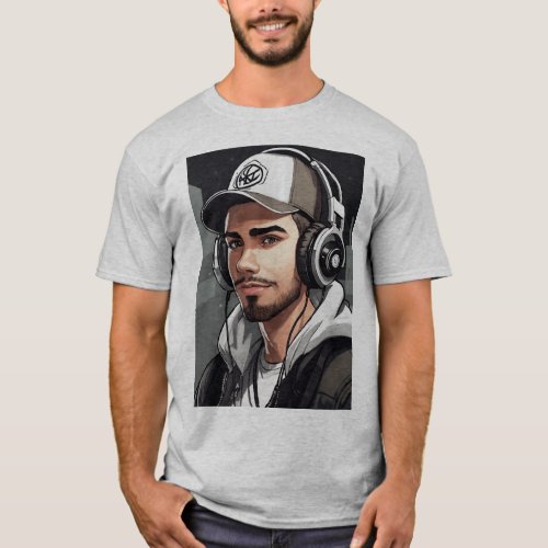 Men with Music T_Shirt