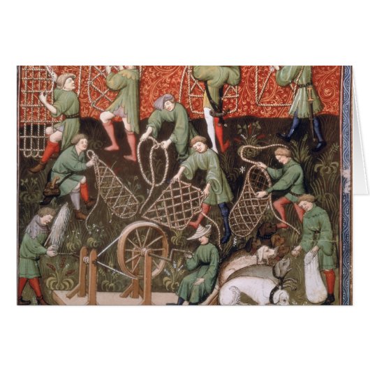 Men with nets cards (Front Horizontal)
