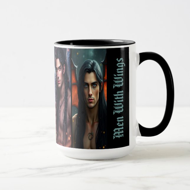 Men With Wings Romantasy Mug (Right)