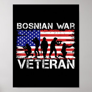 Men Women Bosnian War Veteran  Poster