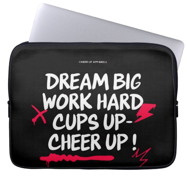 MEN/WOMEN DREAM BIG CHEER UP ELECTRONICS BAG (Front)