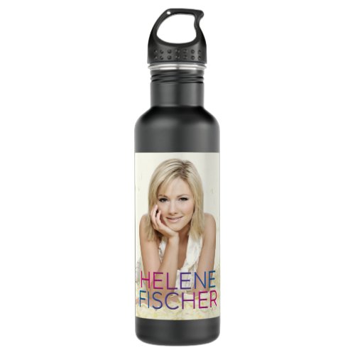 Men Women  Famous Helene Beautiful Fischer Female  Stainless Steel Water Bottle