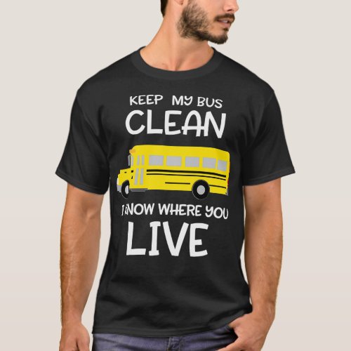 Men Women Funny For Yellow School Bus Driver Appre T_Shirt