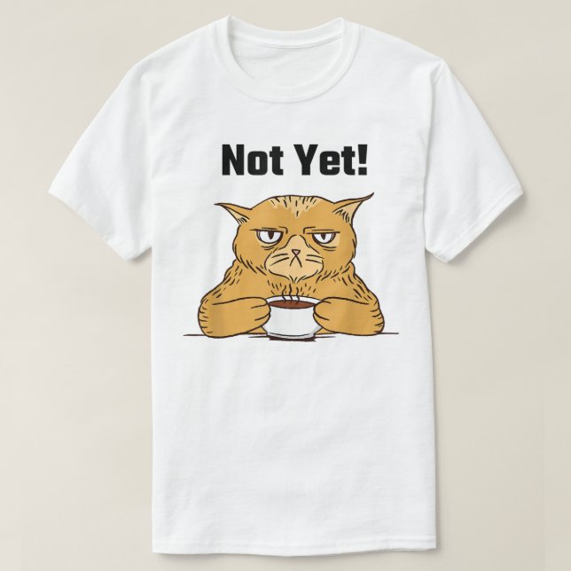 Men Women Funny Morning Coffee TShirt T-Shirt (Design Front)