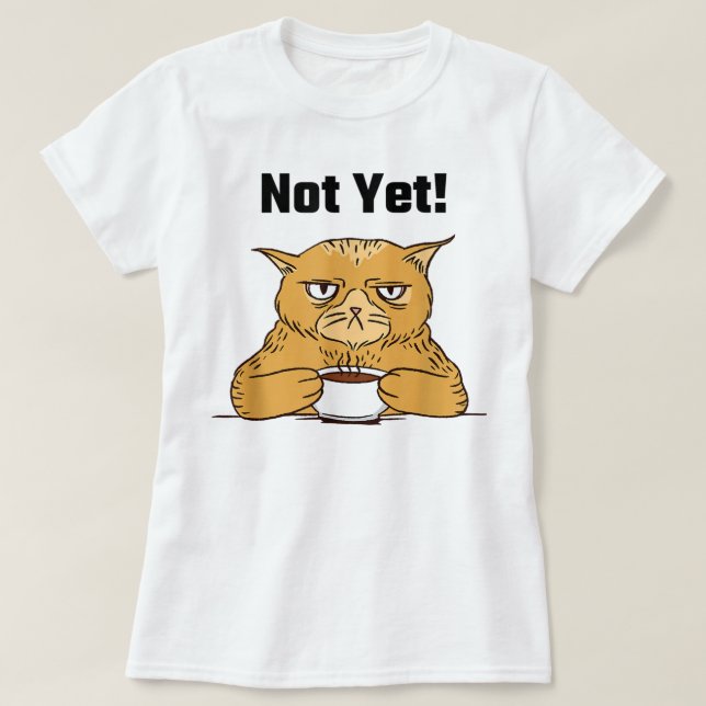 Men Women Funny Morning Coffee TShirt T-Shirt (Design Front)