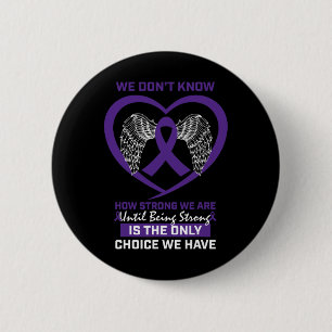 Men Women Hodgkin's Lymphoma Disease Blood Cancer Button