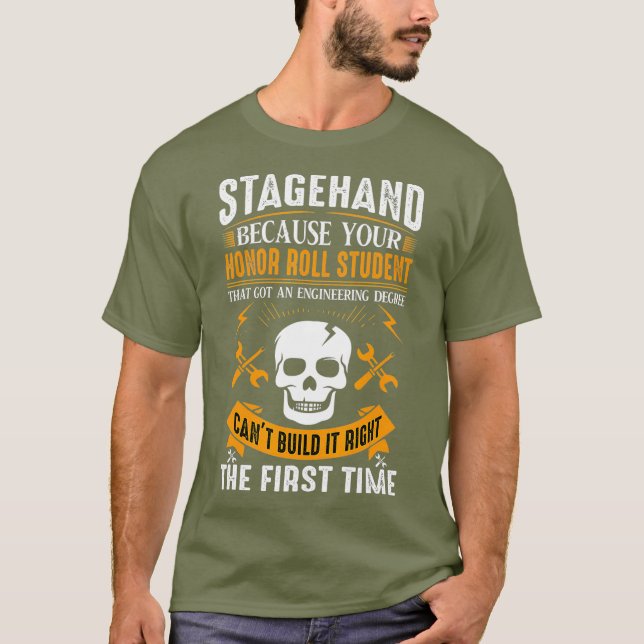 Men Women Im A Stagehand T-Shirt (Front)