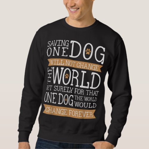 Men Women Kids Animal Rescue Team Dog Lover Gift Sweatshirt