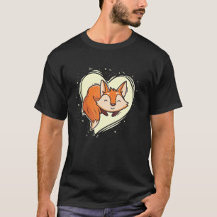 Men Women Kids Fox Heart Animal Furry 1 T-Shirt