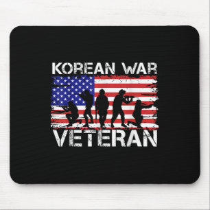 Men Women Korean War Veteran  Mouse Pad