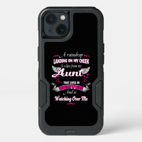 Men Women Loss Aunt In Loving Memorial My Aunt iPhone 13 Case