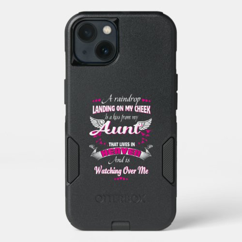 Men Women Loss Aunt In Loving Memorial My Aunt iPhone 13 Case