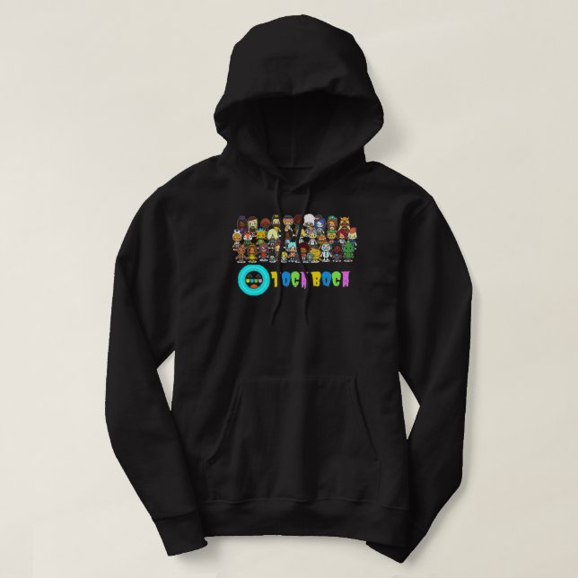 Men Women Manga Toca Boca Anime Funny Men Fan Hoodie (Design Front)