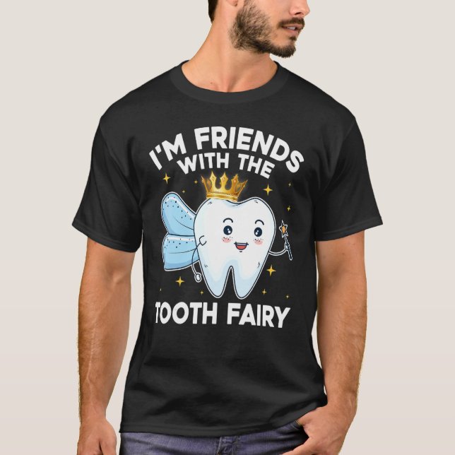 Men Women Oral Dentist Dental Assistant Cool Tooth T-Shirt (Front)