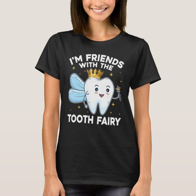 Men Women Oral Dentist Dental Assistant Cool Tooth T-Shirt (Front)