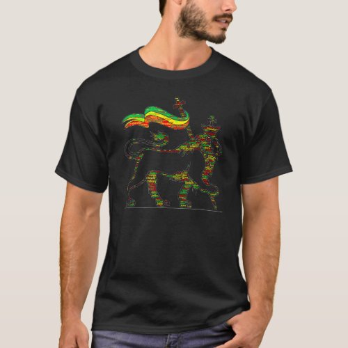 Men Women Rastafarian Pride Reggae Rasta Lion Rast T_Shirt