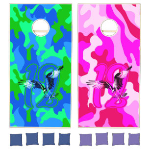 Men/Women Seahawk Tailgate Backyard Cornhole set