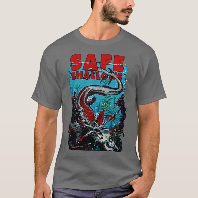 Men Women Subnautica Video Game Safe Shallows swea T-Shirt (Front)
