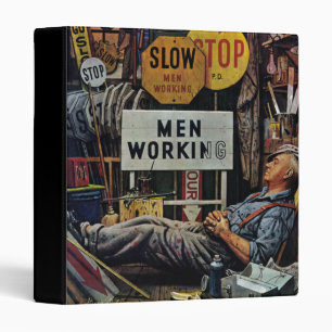 Men Working Binder