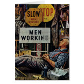 Men Working Cards (Front)