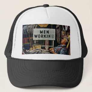 Men Working Trucker Hat