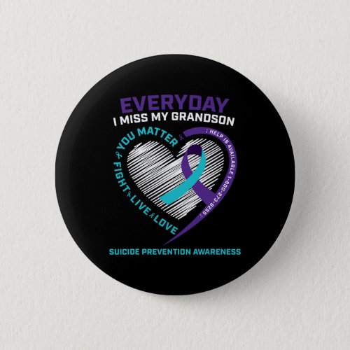 Men You Problem Prevention Grandson Suicide Awaren Button