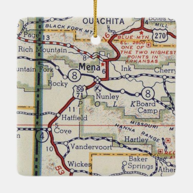 Mena AR Ceramic Ornament (Back)