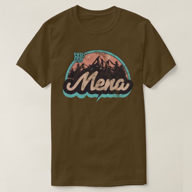 Mena, Arkansas  T-Shirt (Design Front)