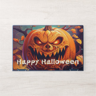 Menacing Jack-o-Lantern Glowing Eyes Halloween HP Laptop Skin