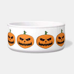 Menacing Jack O'Lantern Halloween Bowl