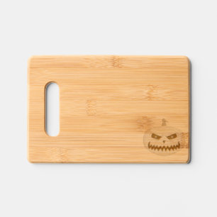 Menacing Jack O'Lantern Halloween Engraved Cutting Board