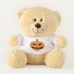 Menacing Jack O&#39;Lantern Halloween Teddy Bear