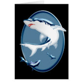 Menacing Underwater Sharks (Front)