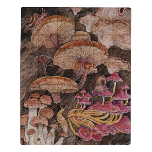Menagerie of Mushrooms  Jigsaw Puzzle