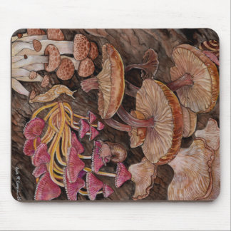 Menagerie of Mushrooms  Mouse Pad