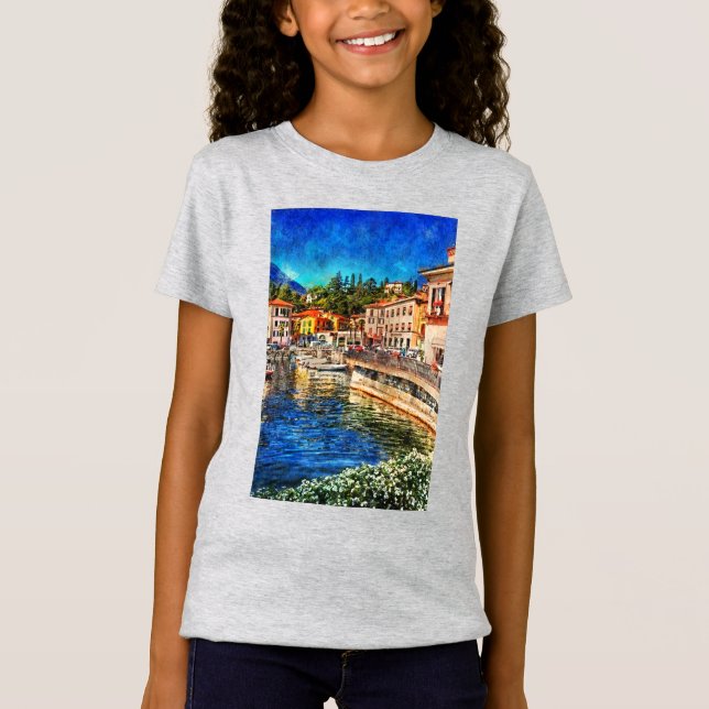 Menaggio on Como Lake, Italy T-Shirt (Front)