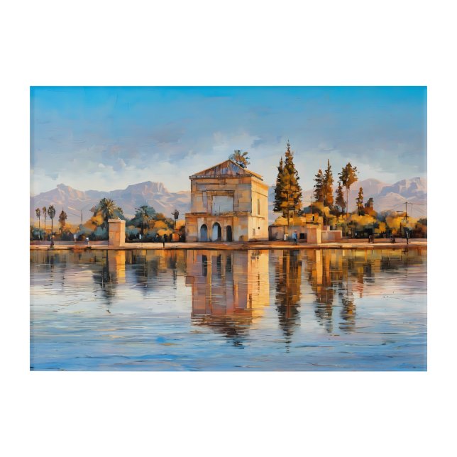 Menara Gardens Marrakech, Morocco Wall Art Print (Front)