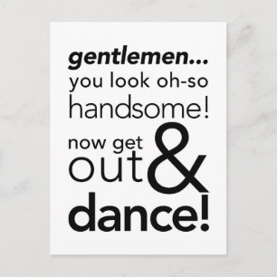 MenBathroomSign.jg Postcard