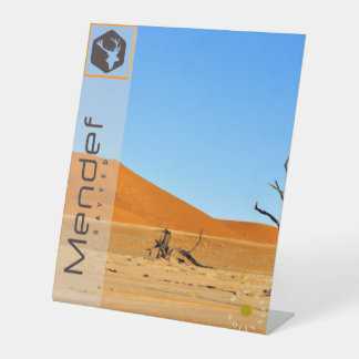 MENDEF PEDESTAL SIGN