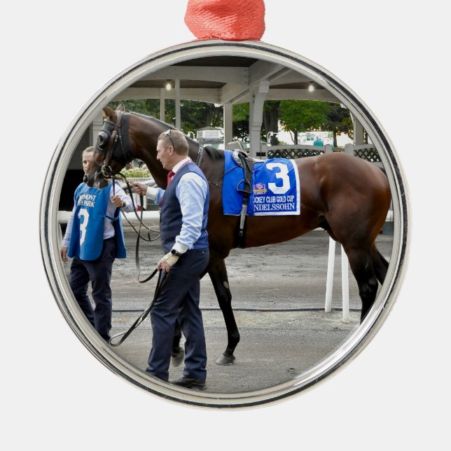 Mendelssohn Metal Ornament (Front)