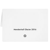 Mendenhall Glacier 2016 Cards (Back Horizontal)