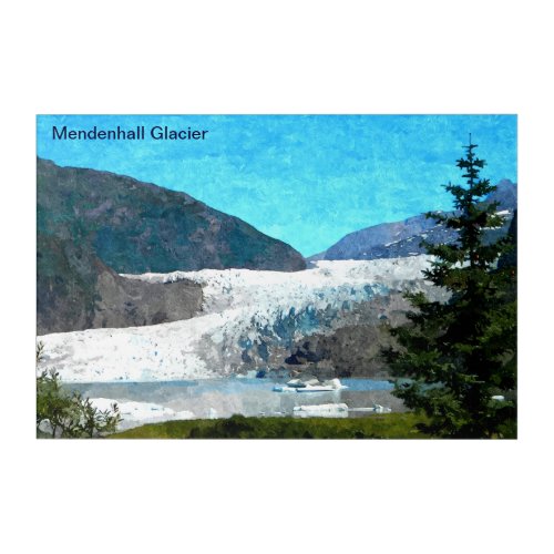 Mendenhall Glacier Acrylic Print